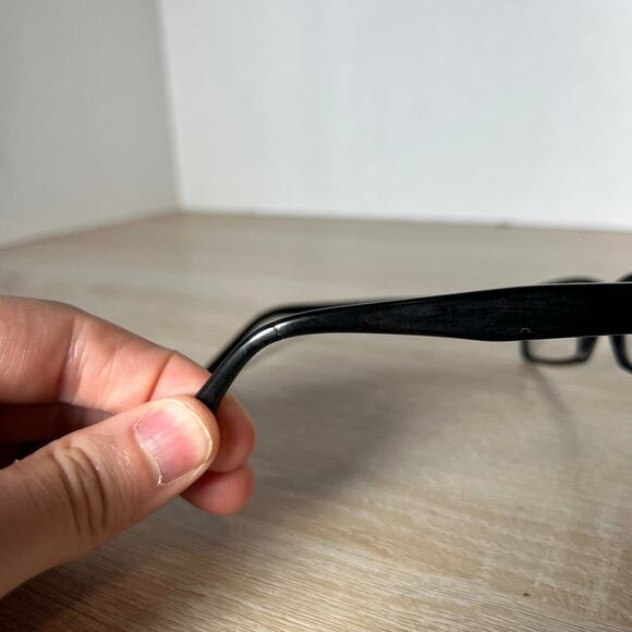 Versace Mod 3102 GB1 Eyeglasses Black Frames PARTS ONLY 52-17-140 - Picture 11 of 12